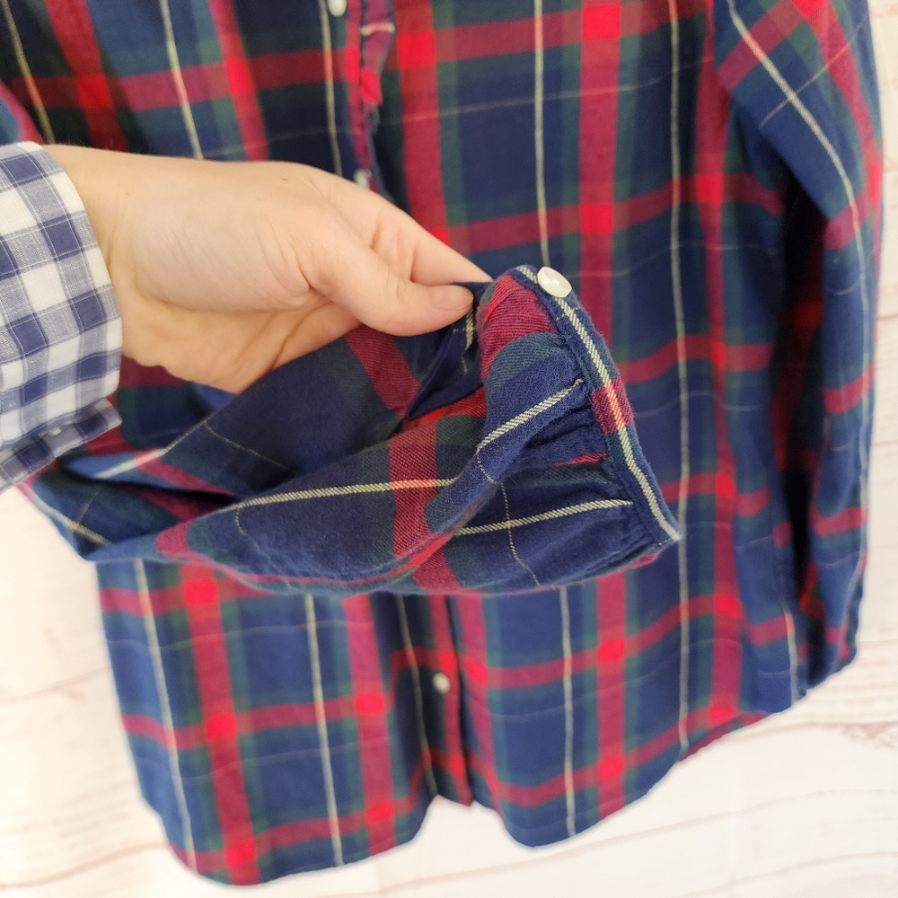 Trovata Birds of Paradis Plaid Flannel Shirt - Picture 11 of 15